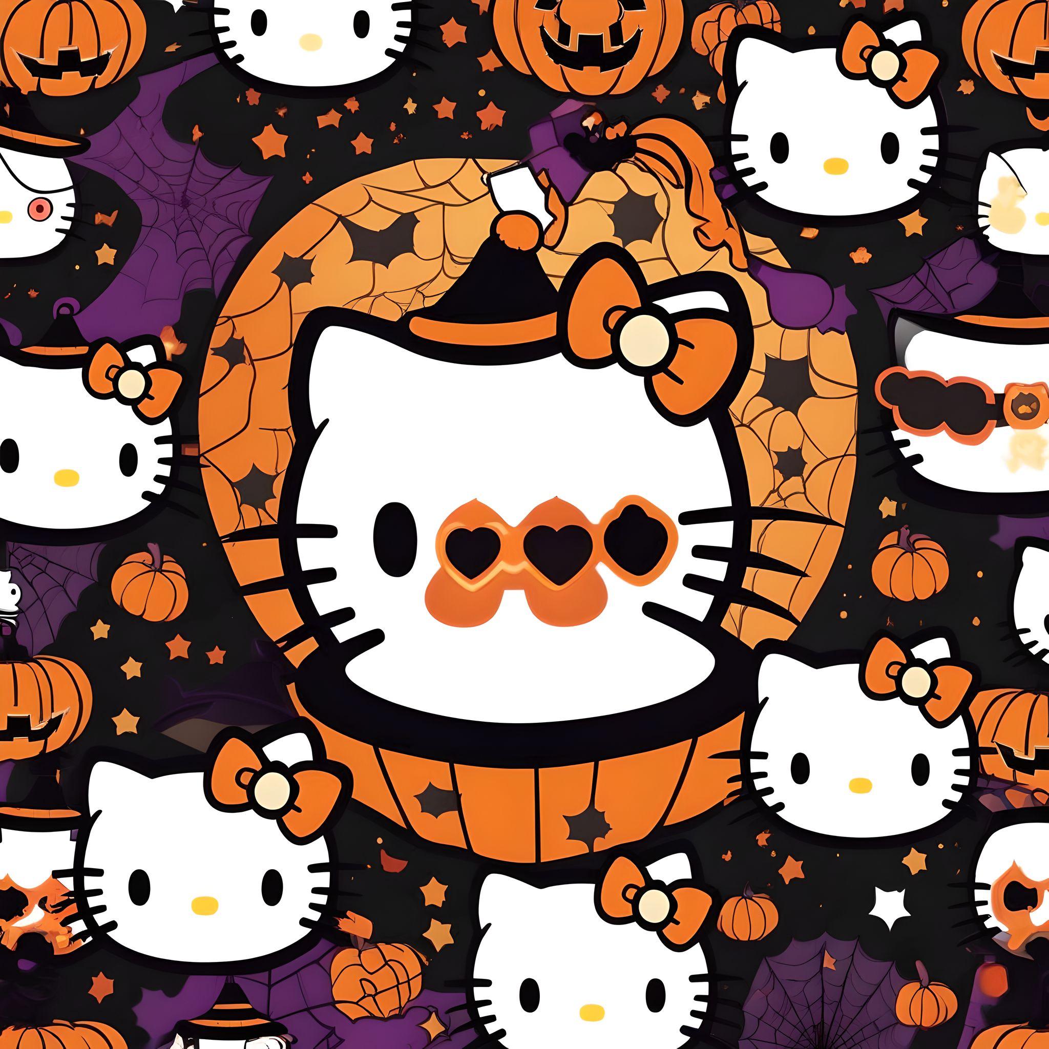 Hello Kitty Halloween blankets