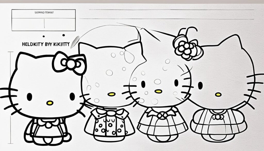 hello kitty drawing easy