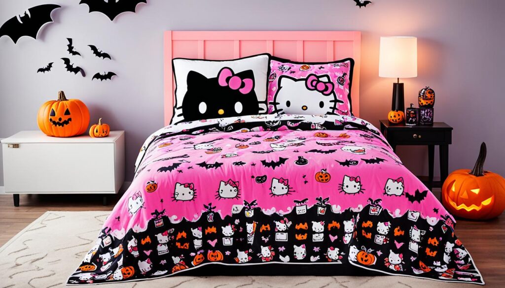 Hello Kitty Halloween Blanket 2024: Spooky Cute!