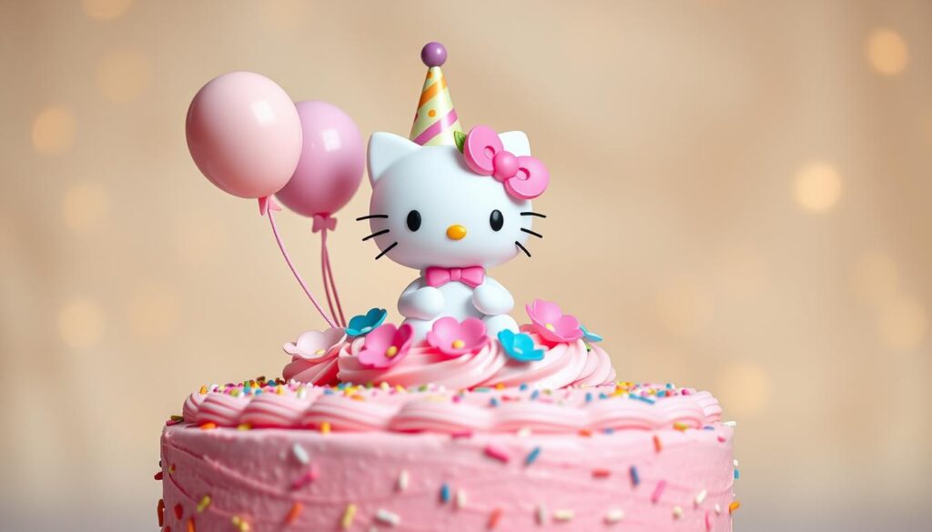 Hello Kitty Cake Topper - Perfect Birthday Decoration 2 Hello Kitty cake topper
