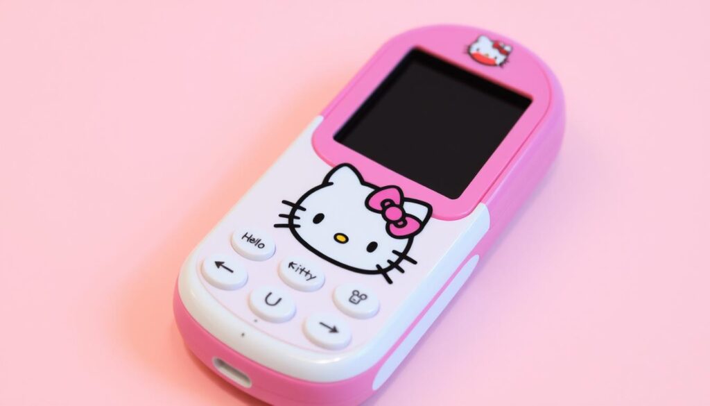 Hello Kitty Flip Phone: Cute and Compact Mobile Device