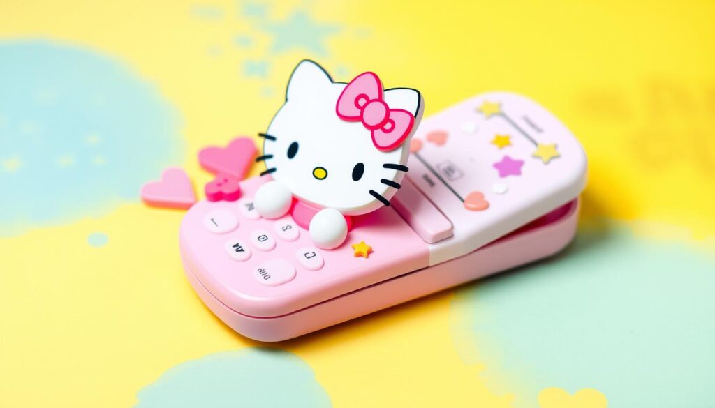 Hello Kitty Flip Phone: Cute and Compact Mobile Device