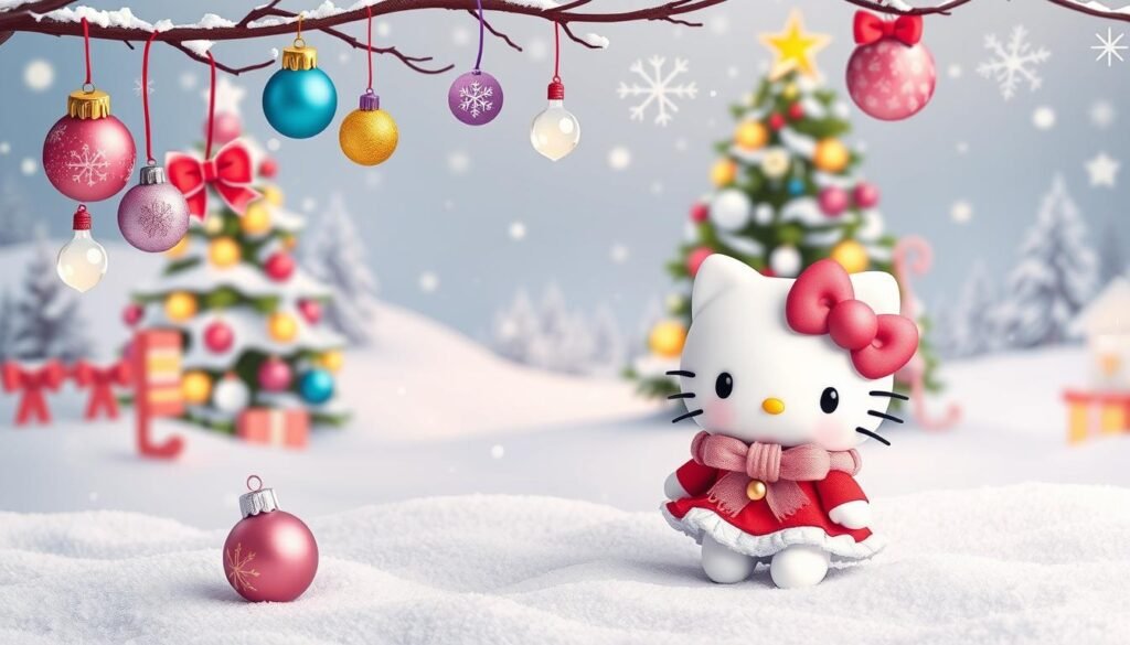christmas hello kitty wallpaper
