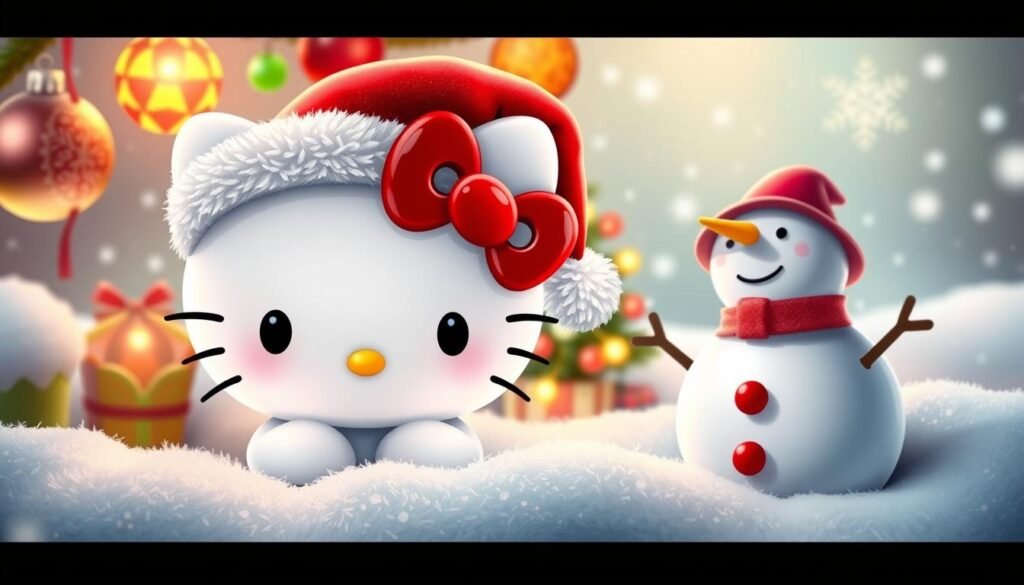 Cute Christmas Hello Kitty Wallpaper For Your Device