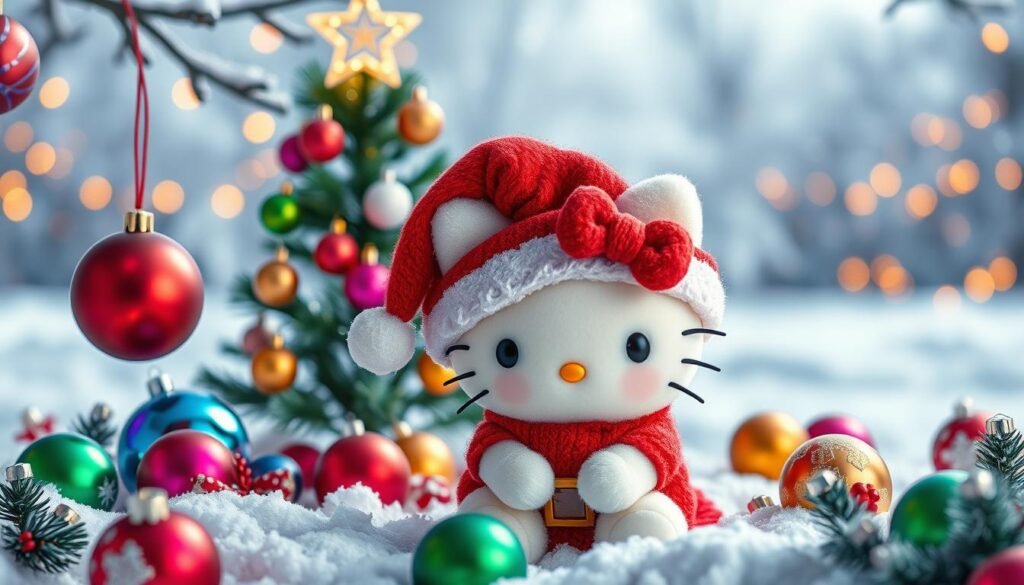 Cute Christmas Hello Kitty Wallpaper For Your Device
