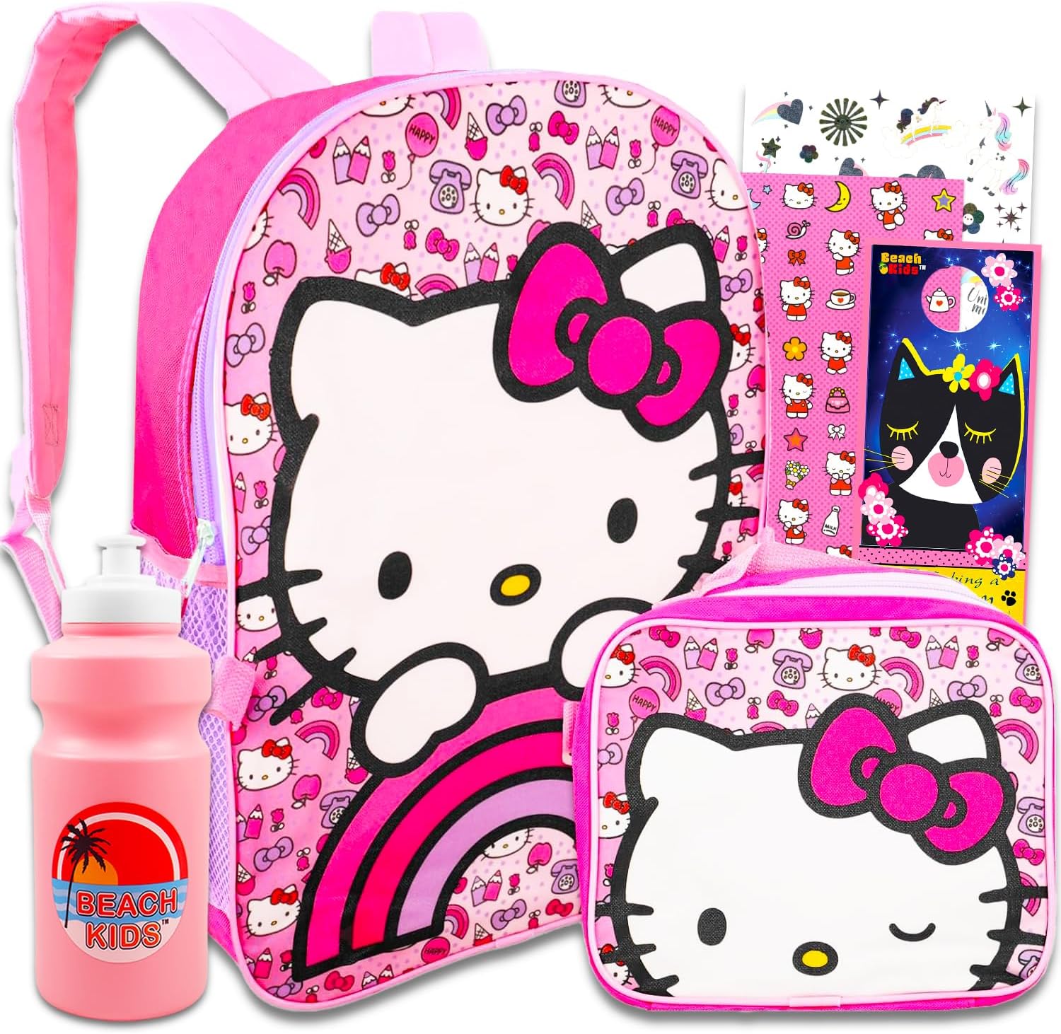Hello Kitty Backpack with Lunch Box